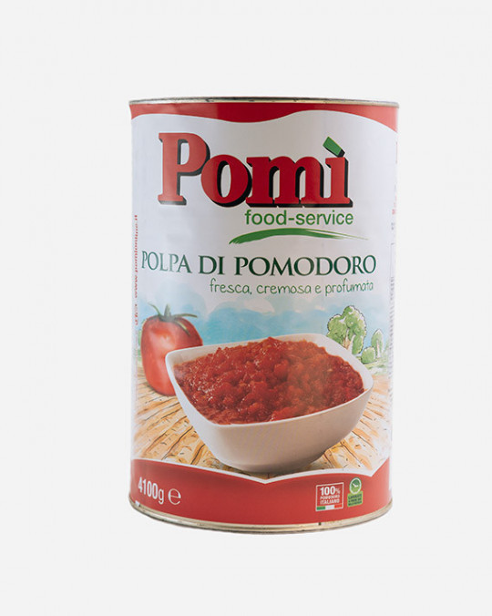 Finely Pulped Tomatoes  Polpa Fine Pomodoro Pomi' 3x4.05kg 