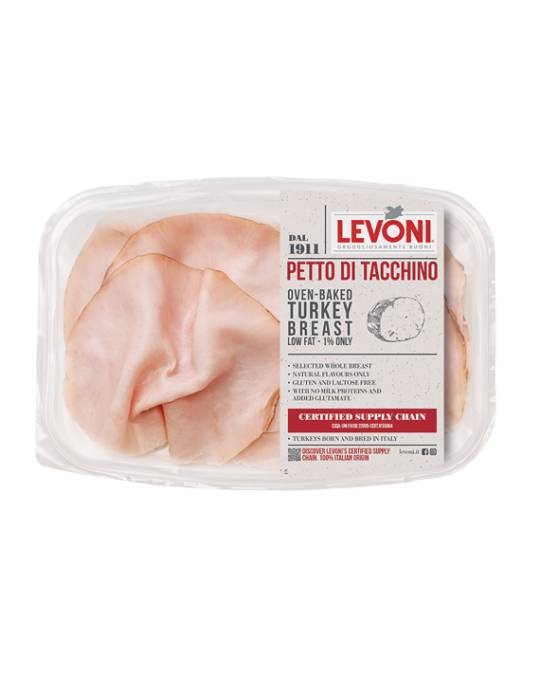 Turkey Breast Petto Tacchino Sliced Levoni 10x100gr 
