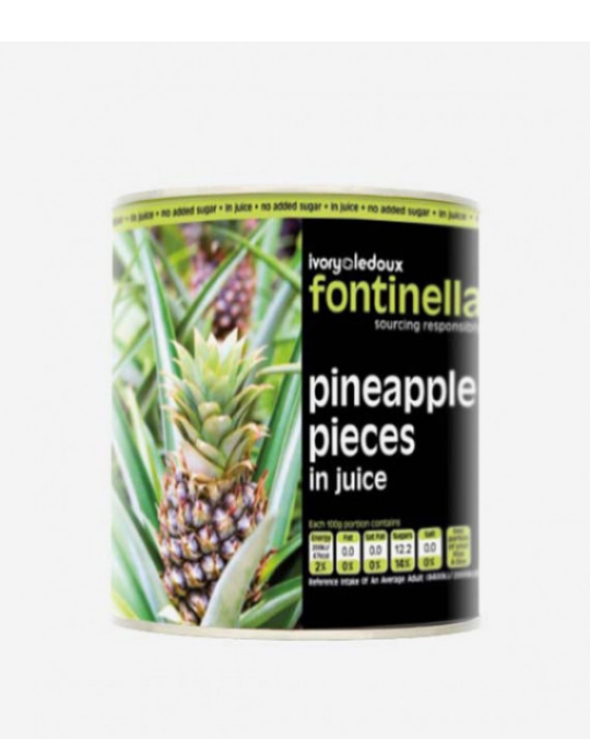 Pineapple Pieces  Ananas 12x825gr
