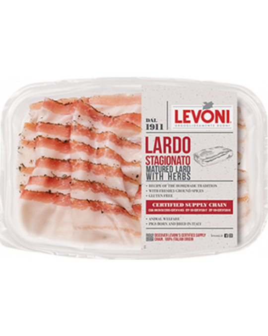 Lardo Di Castagna Sliced Levoni 10x80gr