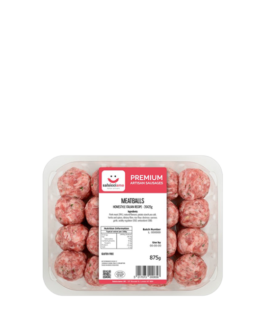  Meatballs Onions & Parsley Salsicciamo 35x25gr