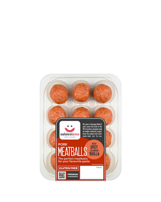 Meatballs Pork & Nduja Salsicciamo 12x25gr