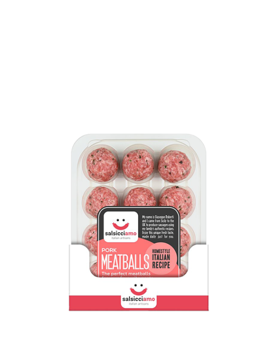 Display Box Meatballs Salsicciamo
