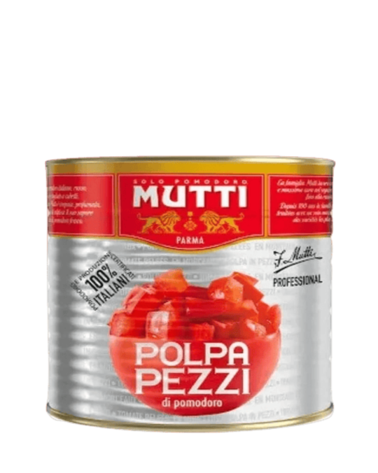 Chopped Tomatoes Pomodori a Pezzettoni Mutti 6x2.5kg