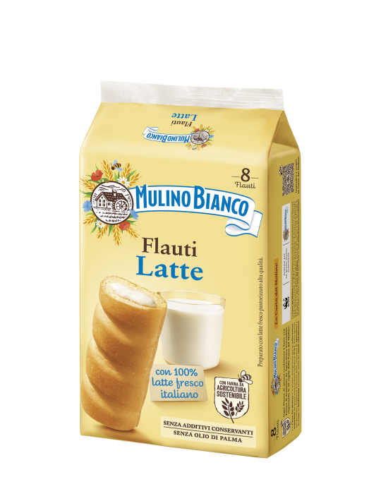 Milk Flauti Latte Mulino Bianco 12x280g