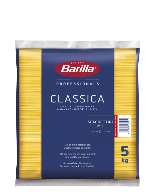 Spaghettini No. 3 Barilla 3x5kg