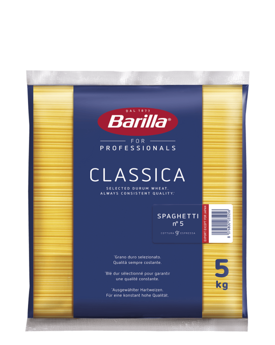 Spaghetti no.5 Barilla 3x5kg